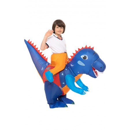 Costume Gonflable De Dinosaure Pour Enfants Halloween Costume Drôle Gonflable
