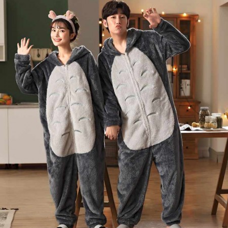 Costume Totoro Onesie pour femmes et hommes pyjama une pièce
