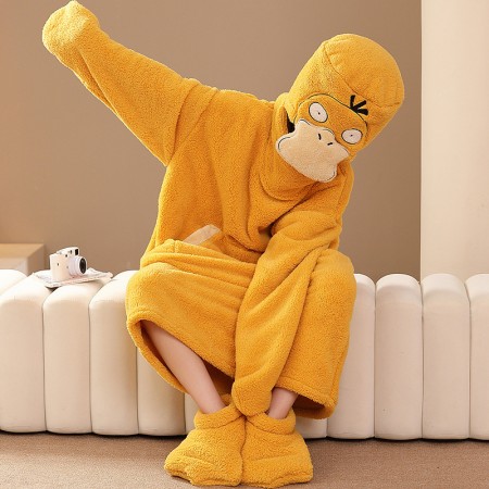 Costume de canard jaune pyjama chemise de nuit animale