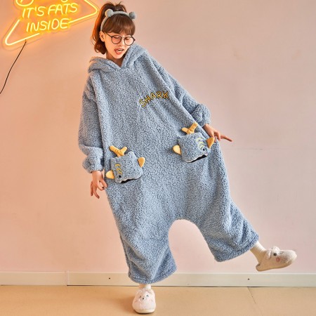 Pyjama requin vêtements de nuit mignons pour femmes