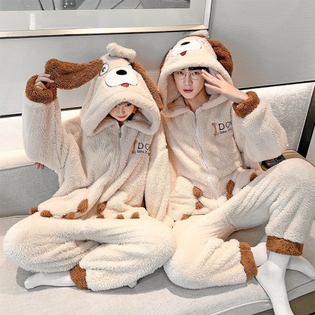 Costume Onesie pour chien pyjama assorti pour couples