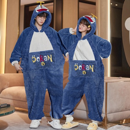 Doraemon Onesie Pyjamas Couples Anime Pyjamas assortis