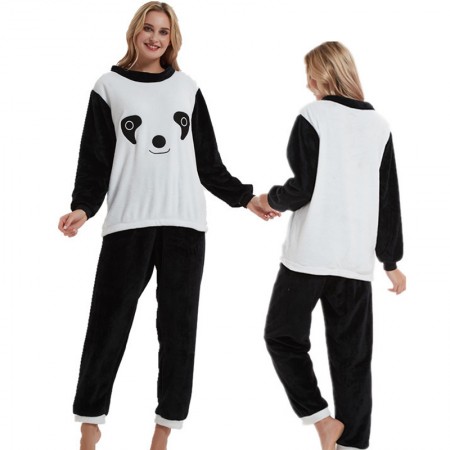 Ensemble pyjama 2 pièces Panda pour femmes vêtements de nuit de dessin animé