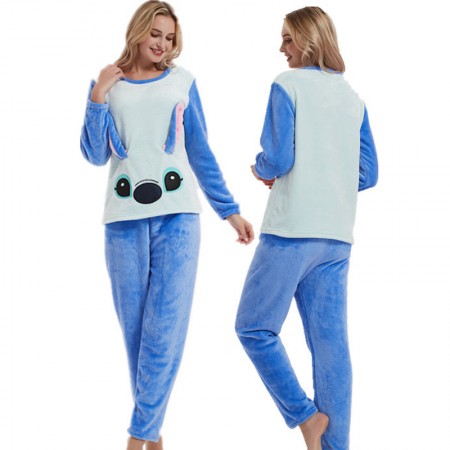 Ensemble de pyjama Stitch pour femmes vêtements de nuit chauds