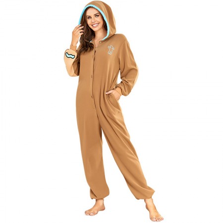 Combinaison à capuche pour homme en pain d'épice pyjama de noël pour femme