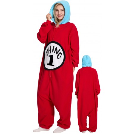 Déguisement Thing 1 adulte et ado – Costume cosplay Halloween soirée