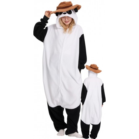 Combinaison panda unisexe adulte et ado – Déguisement Halloween adorable