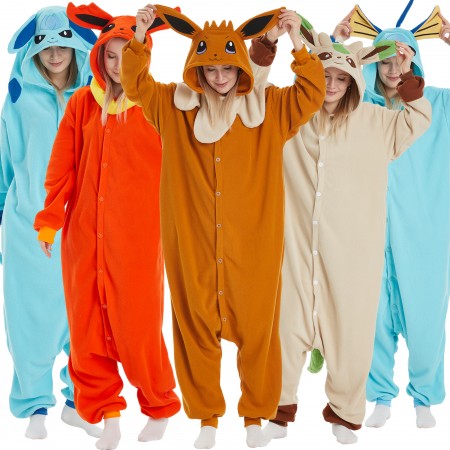 Déguisement Pokémon Évoli femme homme – Costume Halloween Carnaval