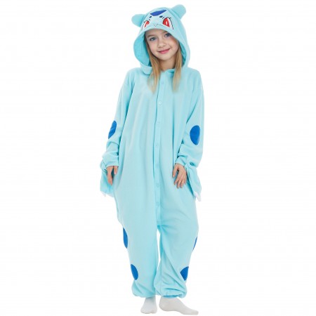 Déguisement Bulbizarre enfant Pokémon – Combinaison Halloween Carnaval
