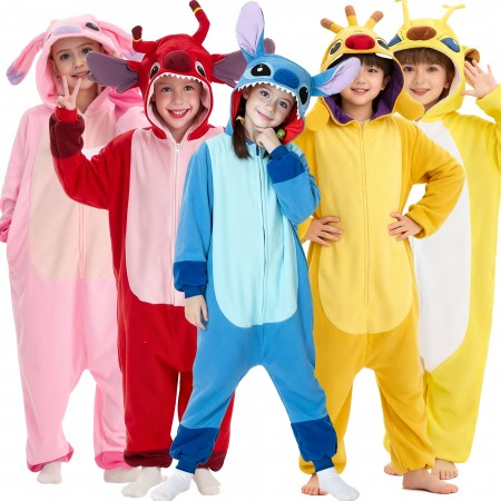 Costumes groupe enfants Stitch Ange Leroy Reuben Sparky – Halloween Carnaval