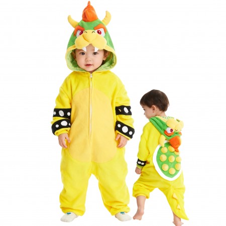 Grenouillère bébé Bowser enfant – Déguisement Halloween Carnaval