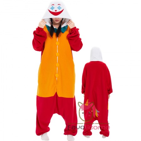 Costume de Joker Joaquin Phoenix Onesie Halloween Easy Cosplay Costume Party Wear Pyjama