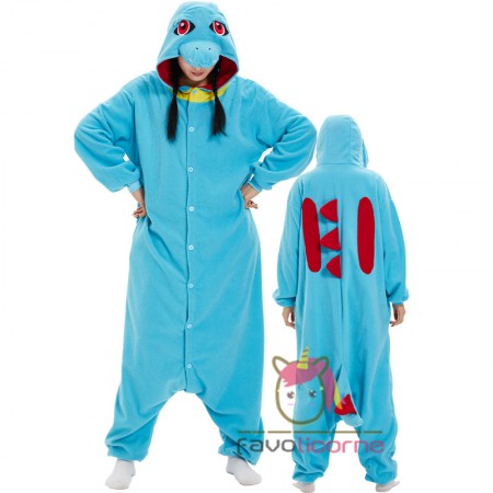 Totodile Onesie Halloween Costume Facile Cosplay Costume Fête Porter Pyjama